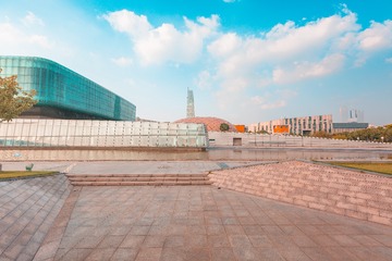 糖果色的金陵图书馆+南京