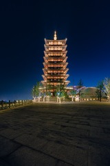 牛首山夜色+南京