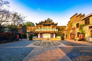 午后阳光+东关街戏台（扬州）