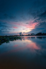 莫愁湖晚景