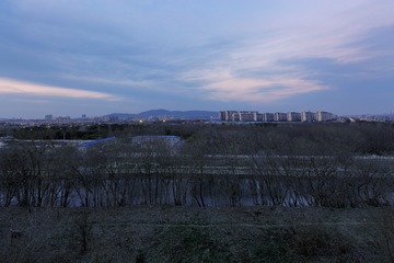 傍晚的紫金山5+南京