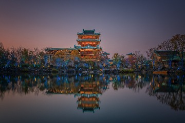 华灯初上之时的金陵小城•燕集里+南京