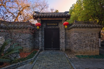 冬日光影中的吴敬梓纪念馆+南京