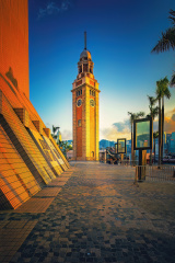 香港尖沙咀钟楼+香港