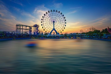摩天轮+七桥瓮湿地公园（南京）