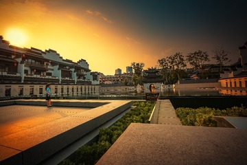 夕阳下的江南贡院（南京）