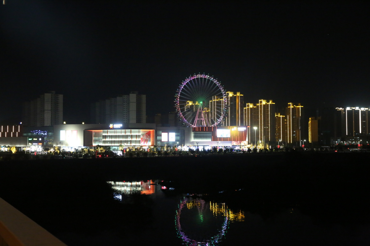 河源中骏世界城摩天轮夜景