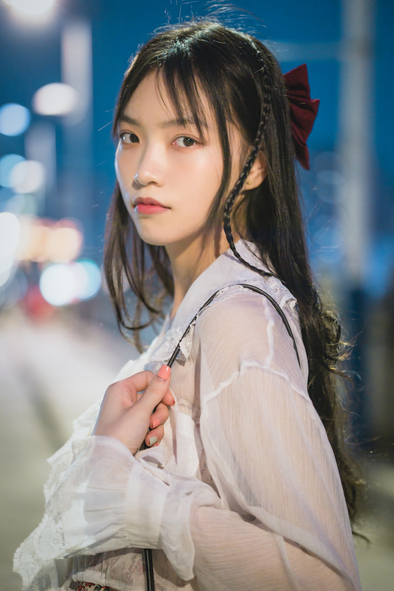 夜色就是我的披肩模特晓晴a6000s30s56676767