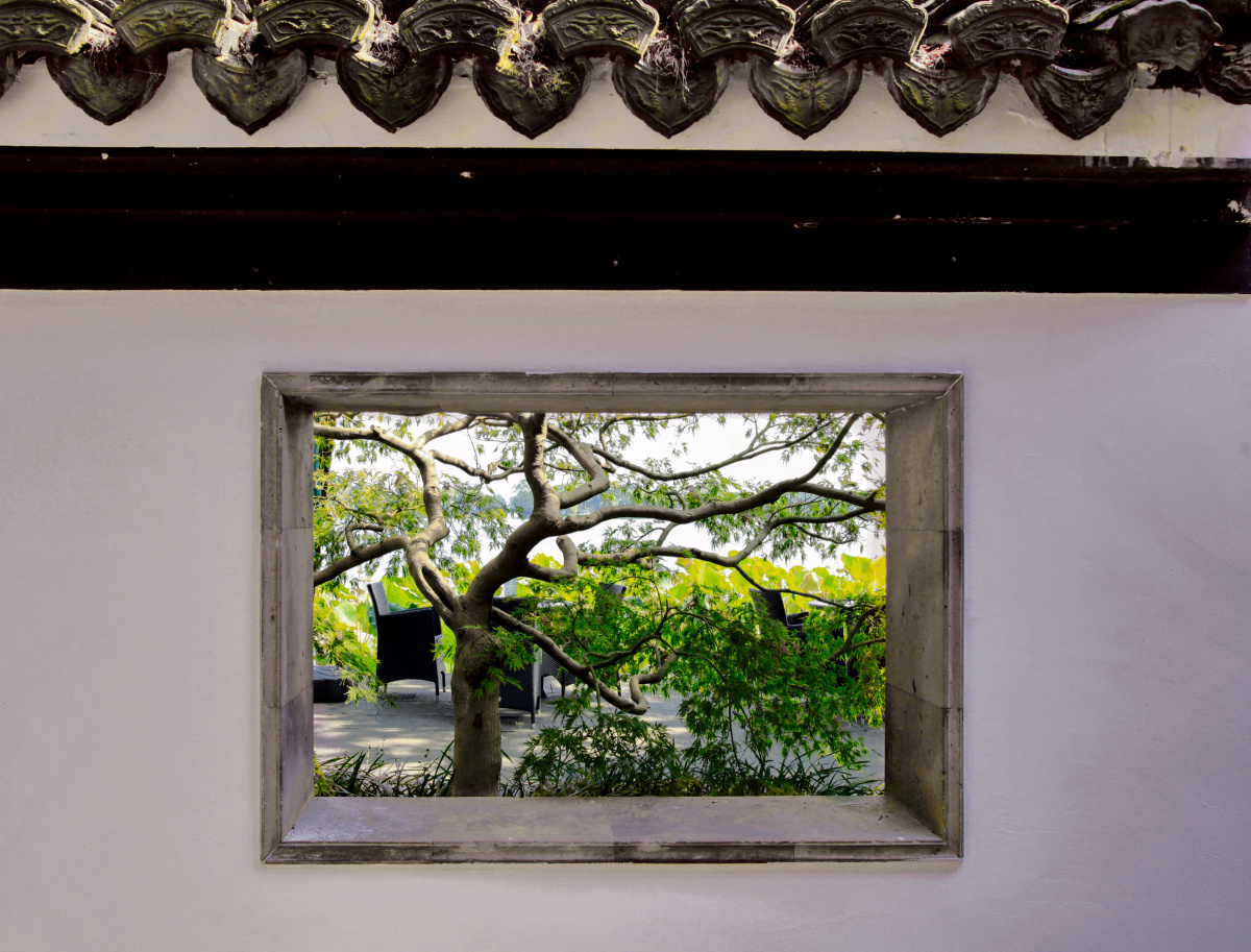 窗外四园林掠影