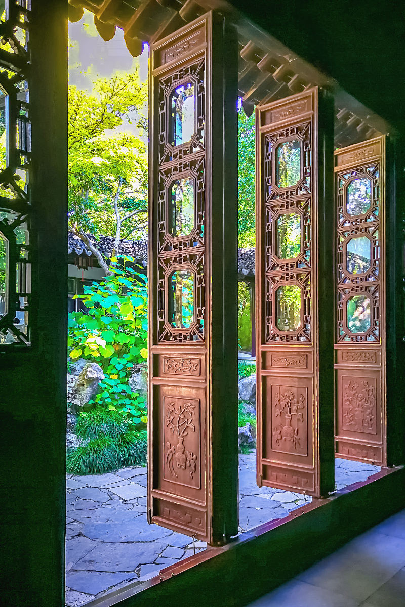 古代门扇 - 蓝闲 - 图虫