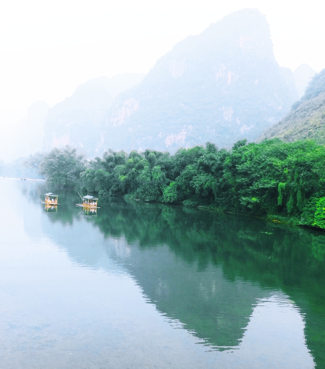 迷醉遇龙河(33)——《绿水青山清晨色》——摄于广西阳朔遇龙河