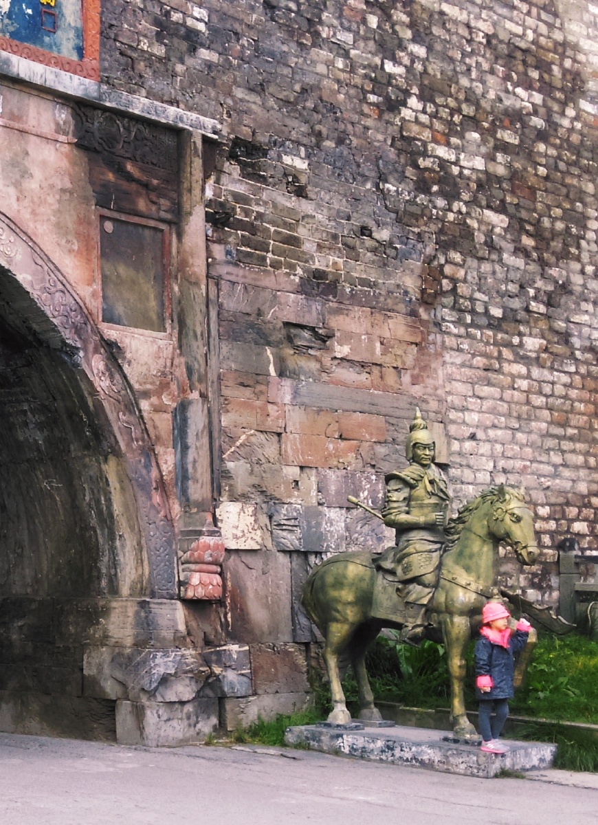 兵家必争松藩古城6古城守门郎摄于四川阿坝松藩古城