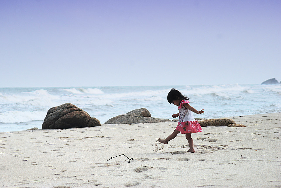 可爱的马来西亚小女孩
