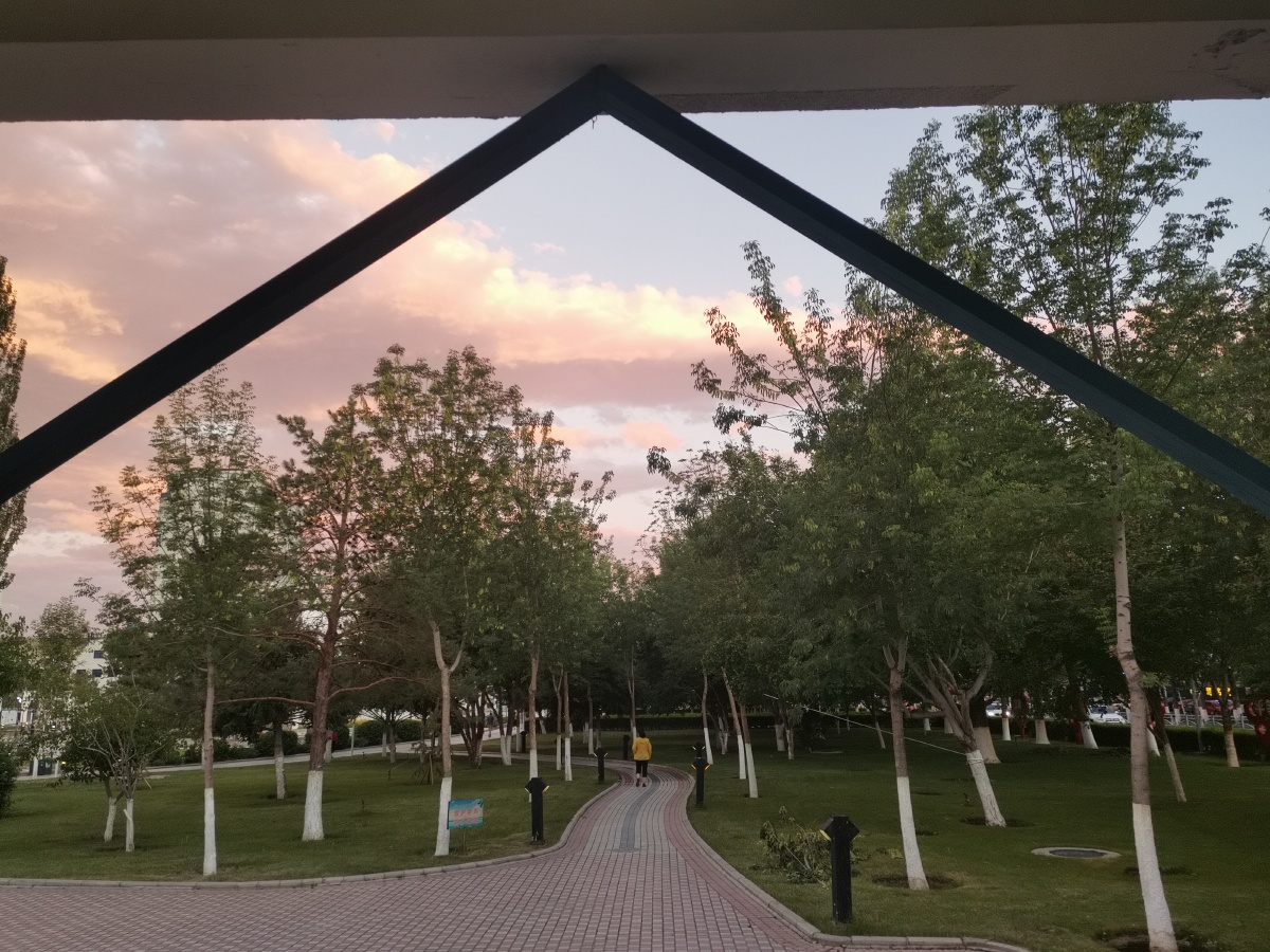 克拉玛依人民广场夏之夜