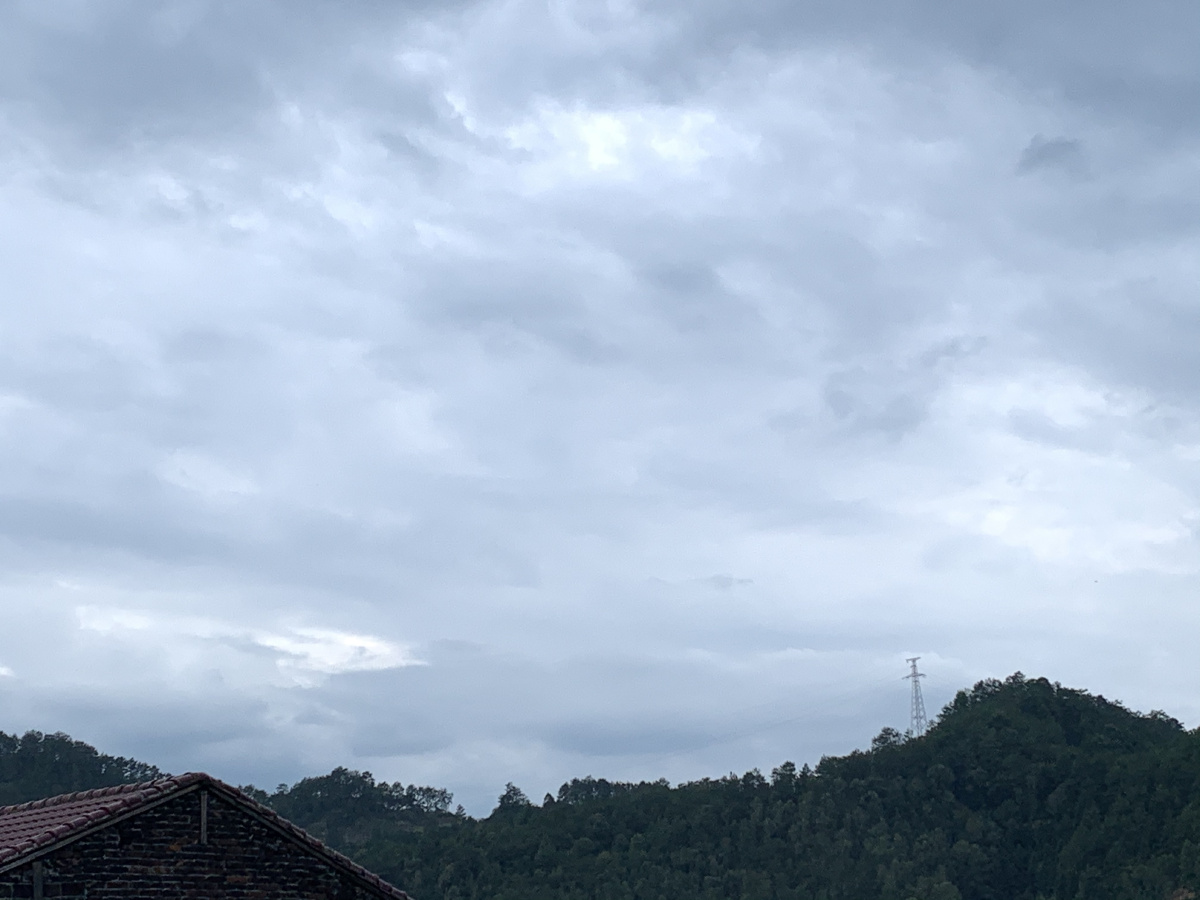 夏天的阴天依然热烈