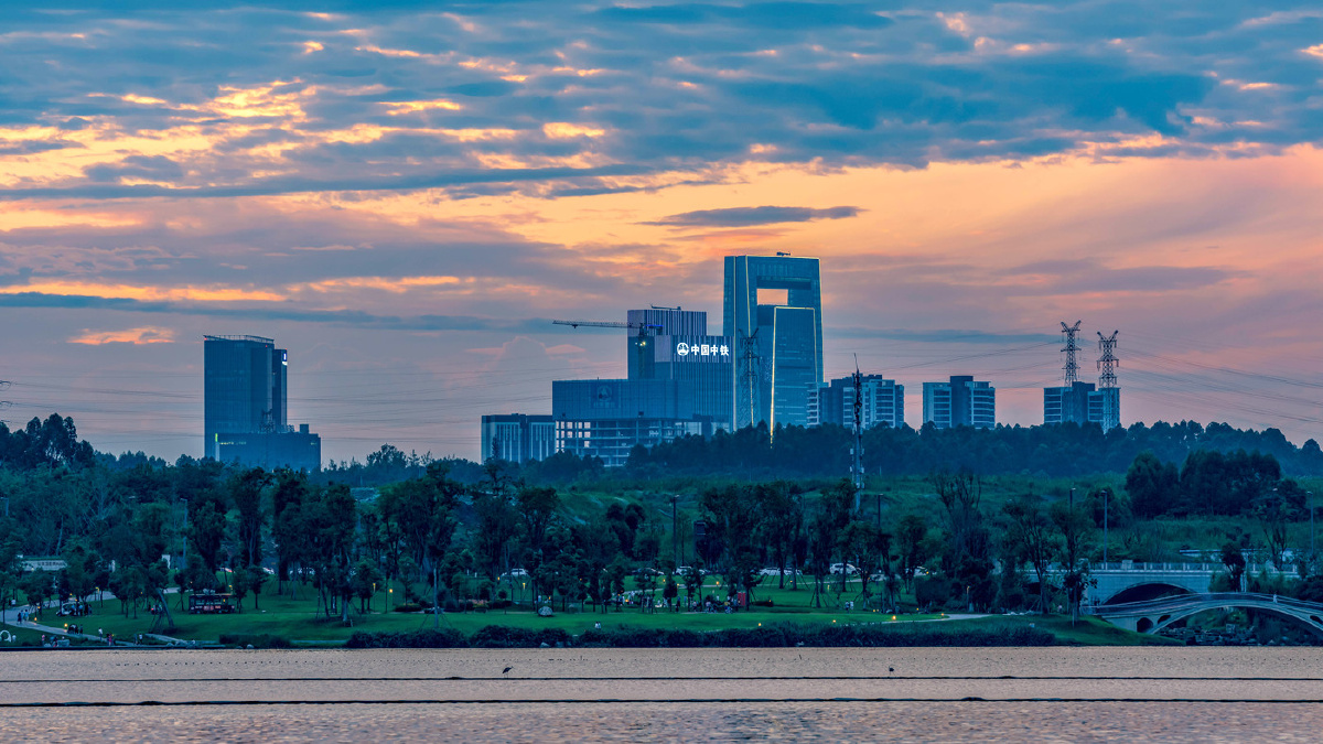 四川天府新区城市风貌