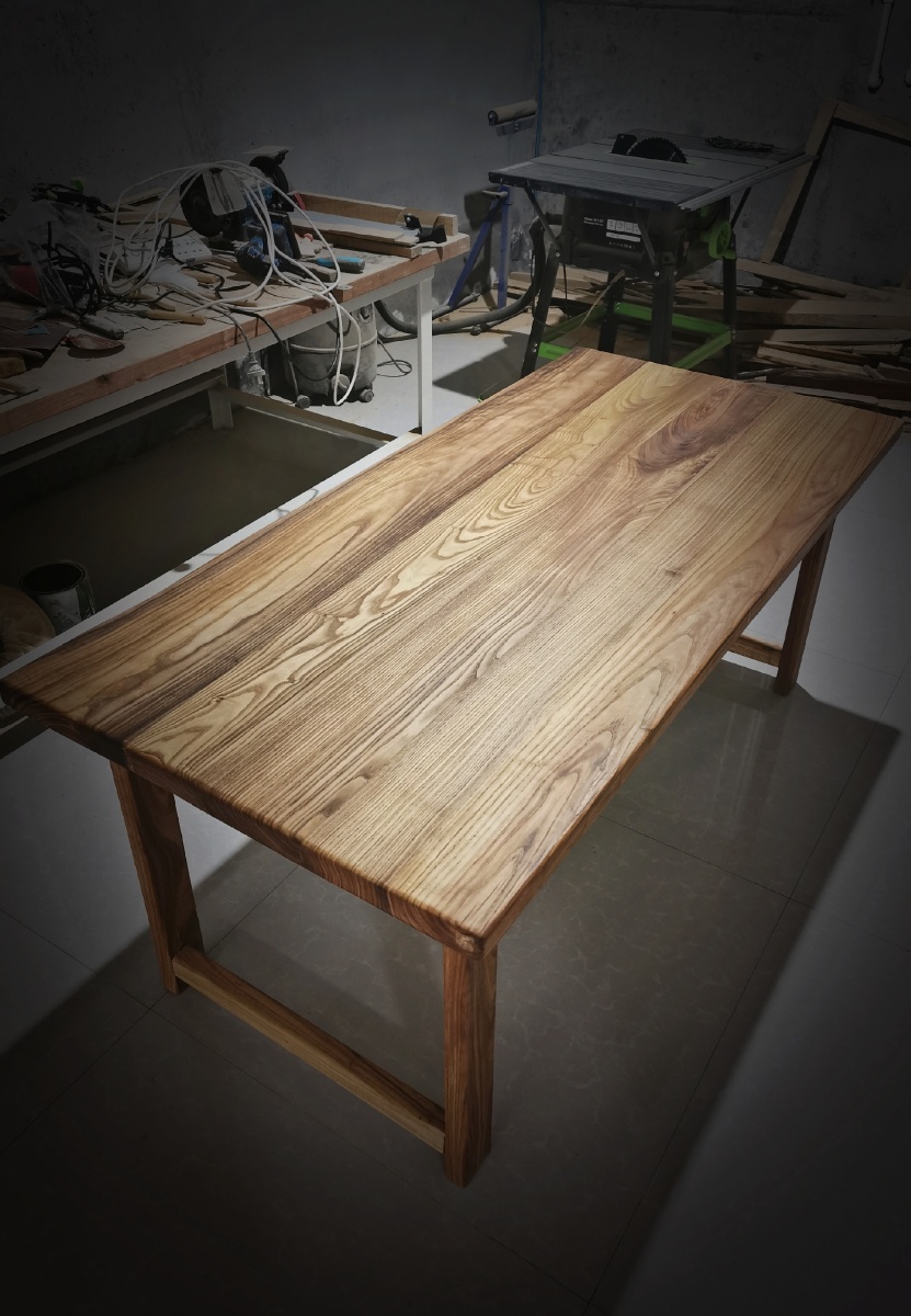 自己学做的榫卯结构木桌