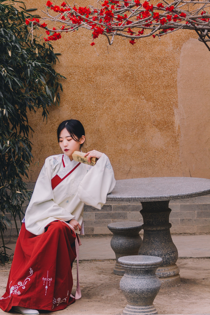 云髻峨峨修眉联娟犹如神女下凡