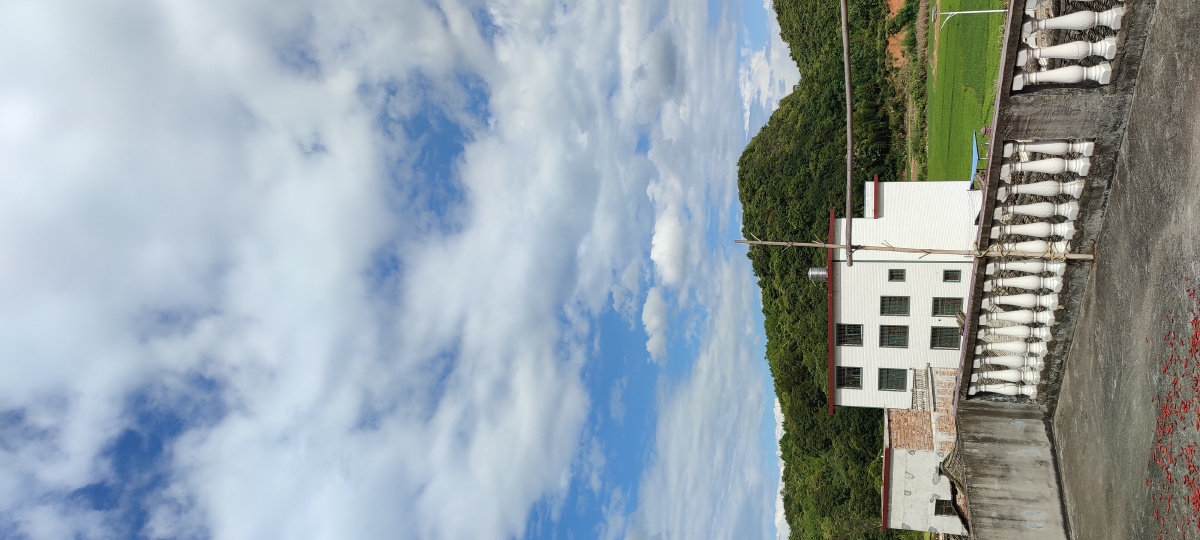 农村天空美景
