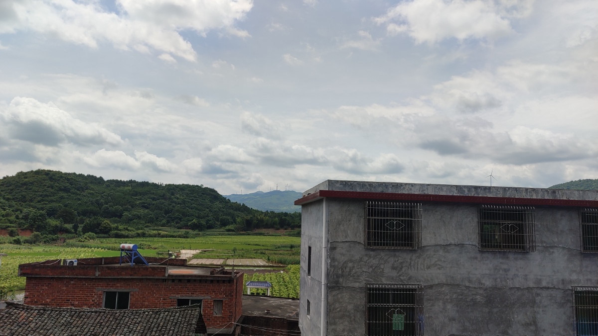 湖南郴州农村早上和晚上的风景