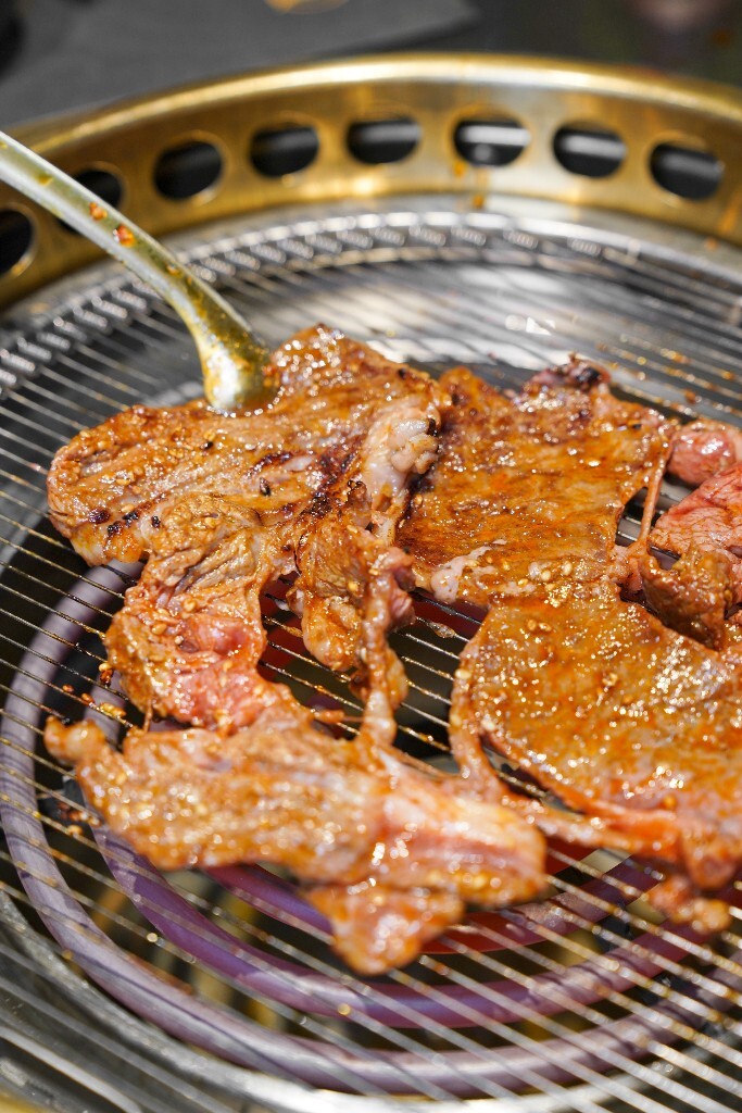 日式烧肉韩国烤肉美食和牛肉