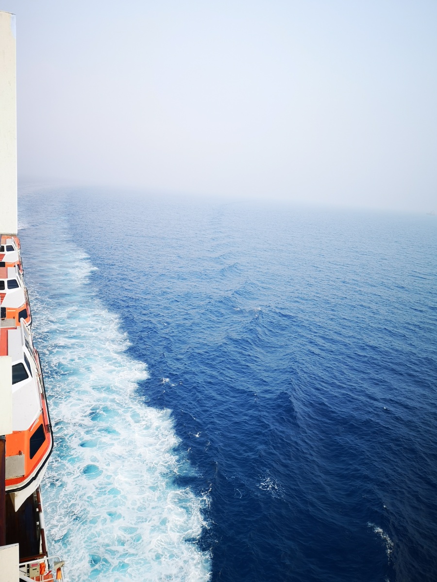 游轮启航奔赴远洋