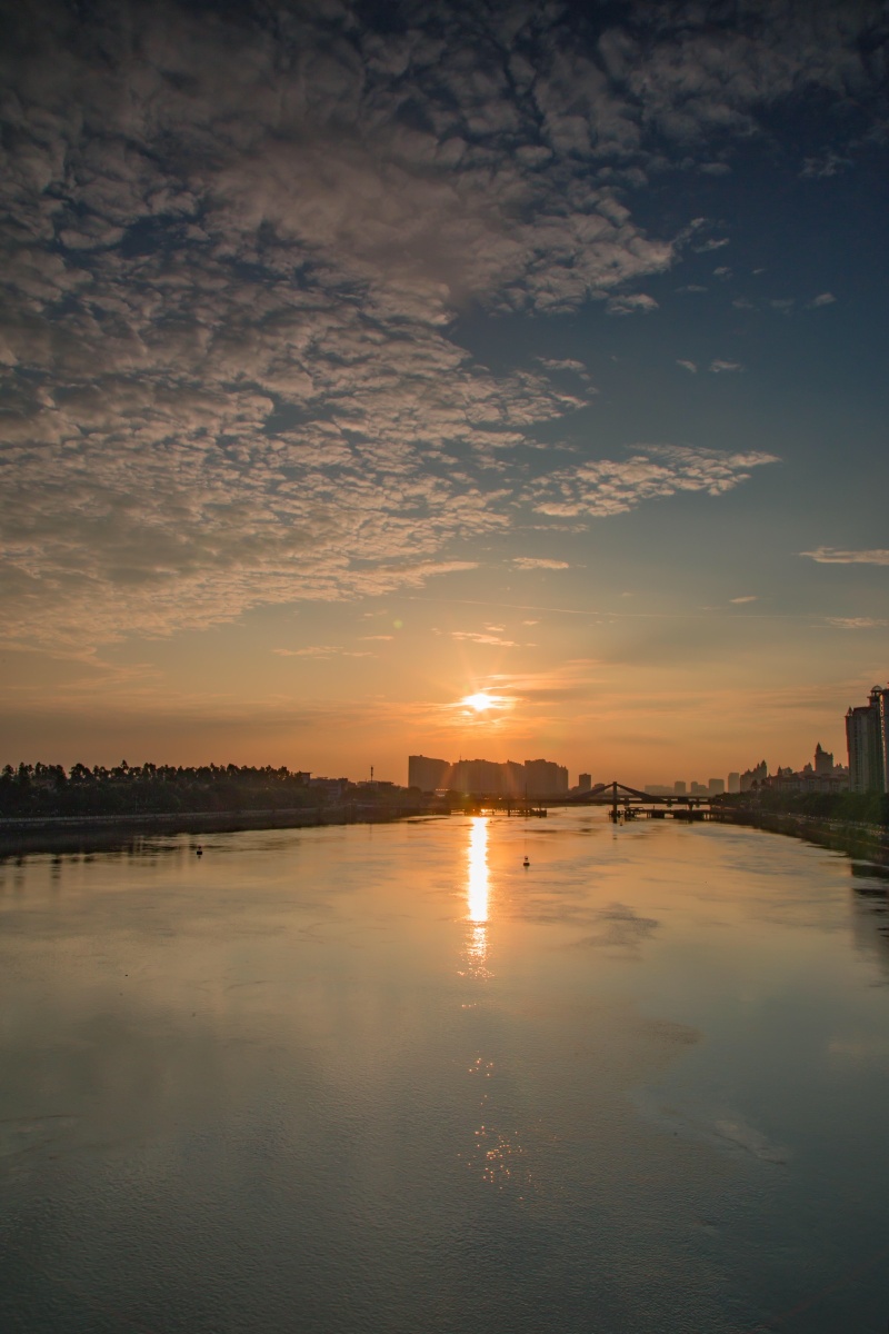 晨阳沙溪桥竖幅