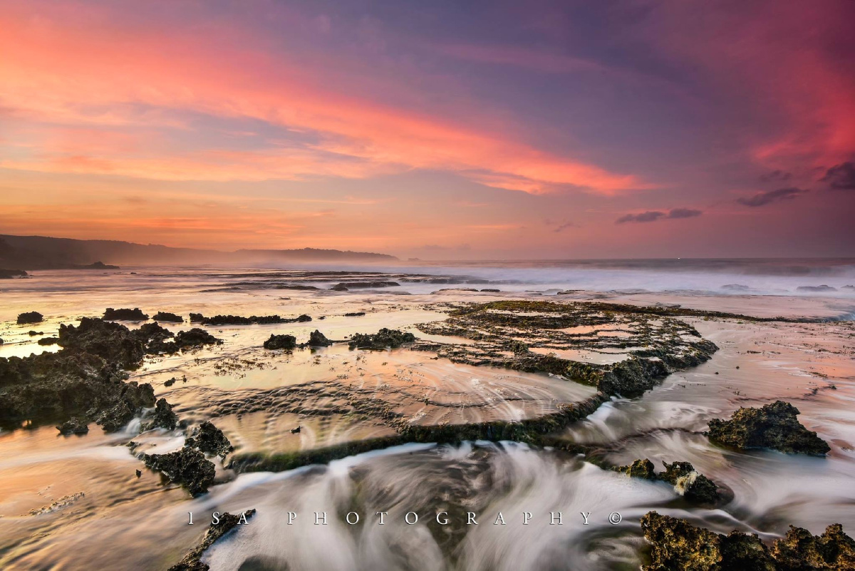 马来群岛风光,海滩-海浪-礁石(六).