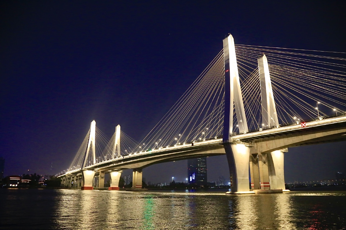 蓝调·新洛溪大桥(1) - 李建辉摄影广州 - 图虫