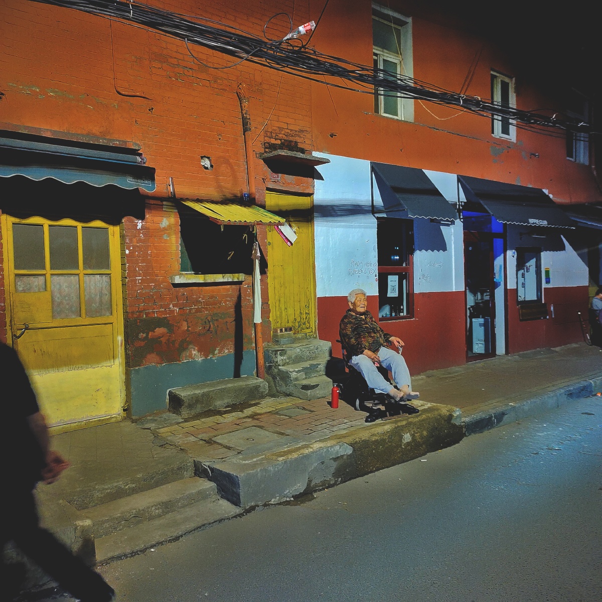 郑州海滩街夜游