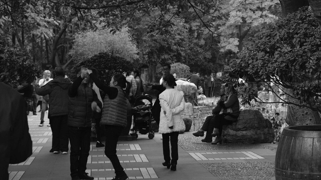 《舞》<br />
公园跳舞的叔叔阿姨