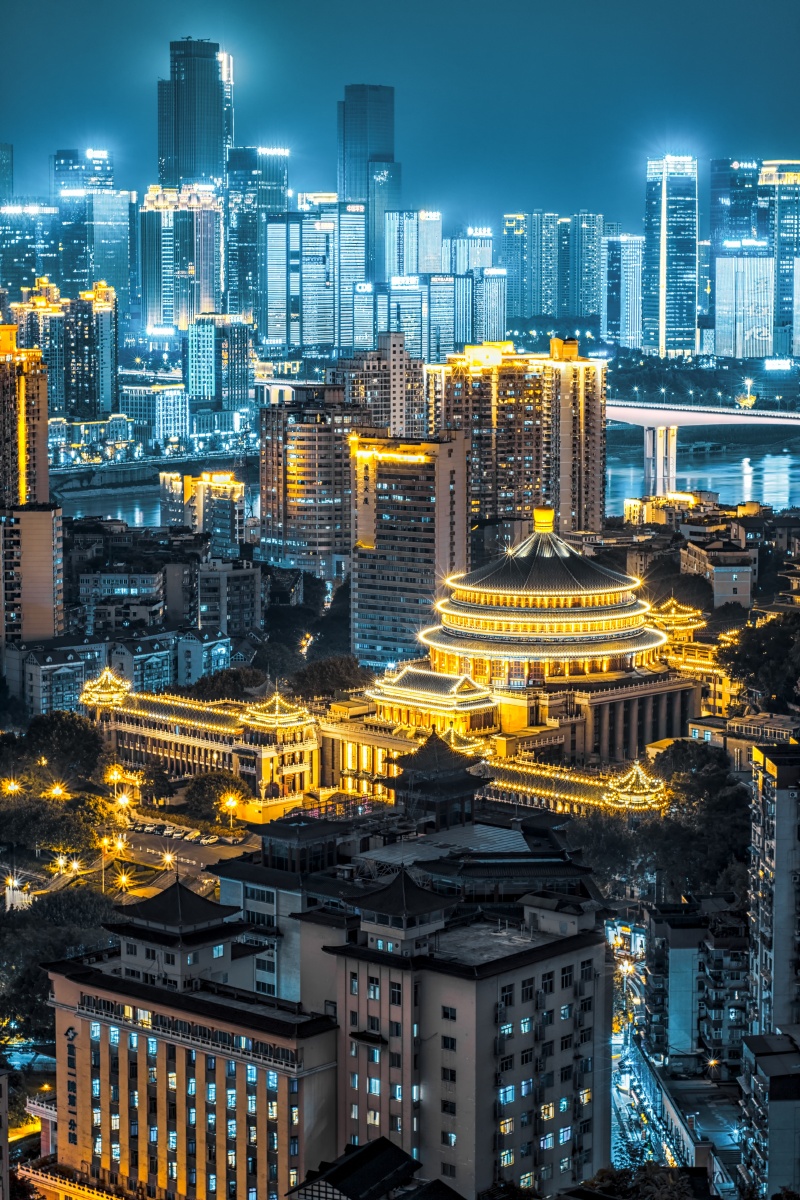 重庆大礼堂夜景