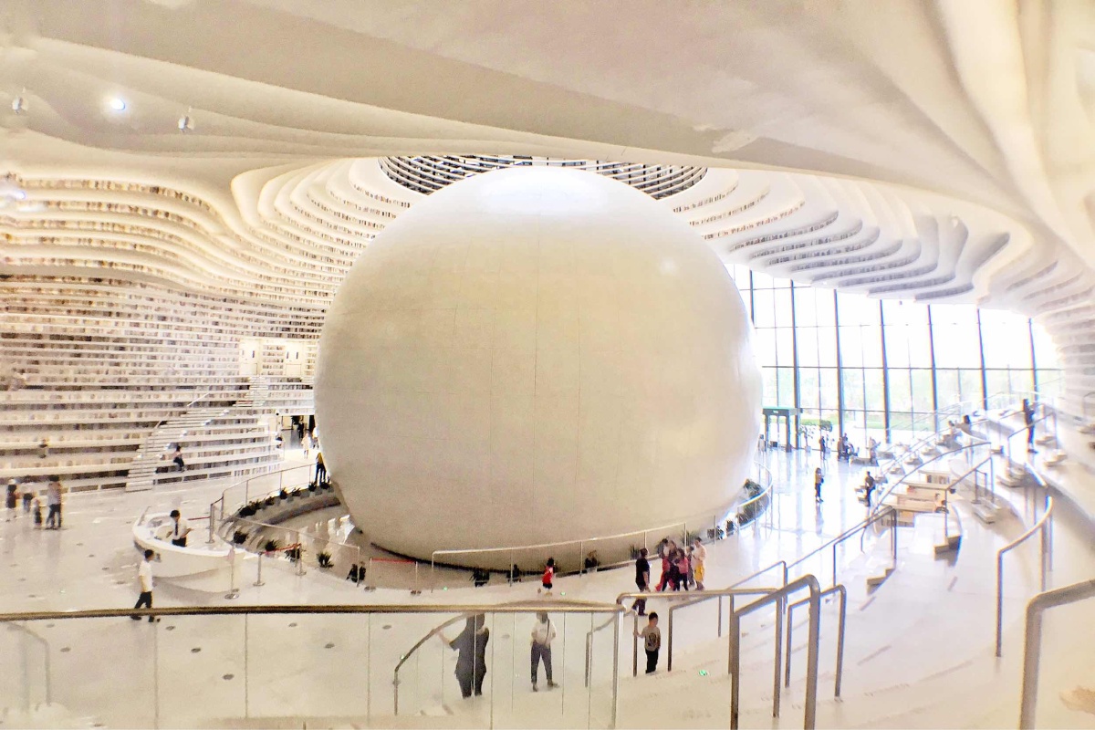 天津滨海网红图书馆