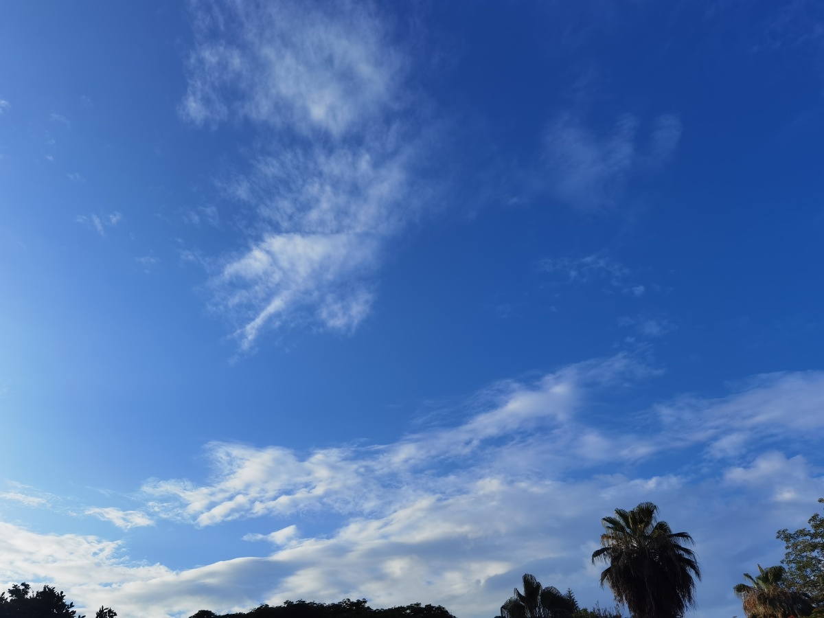 早晨的天空好美