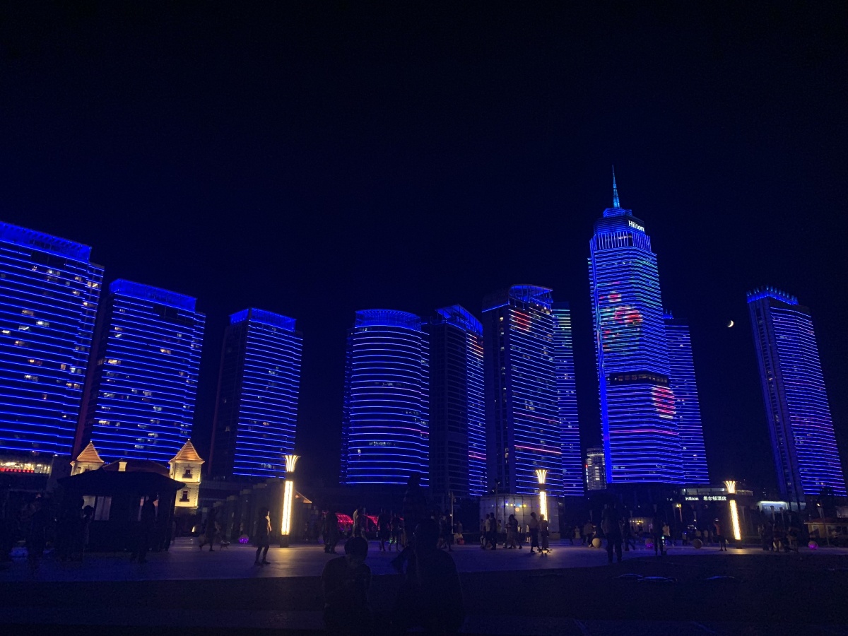 滨海广场夜景