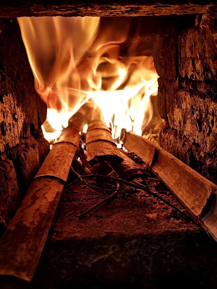 烟火人家,柴火做饭