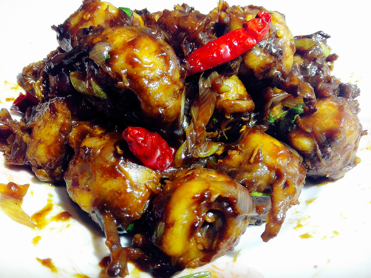 爆炒独羊眼(重口味)