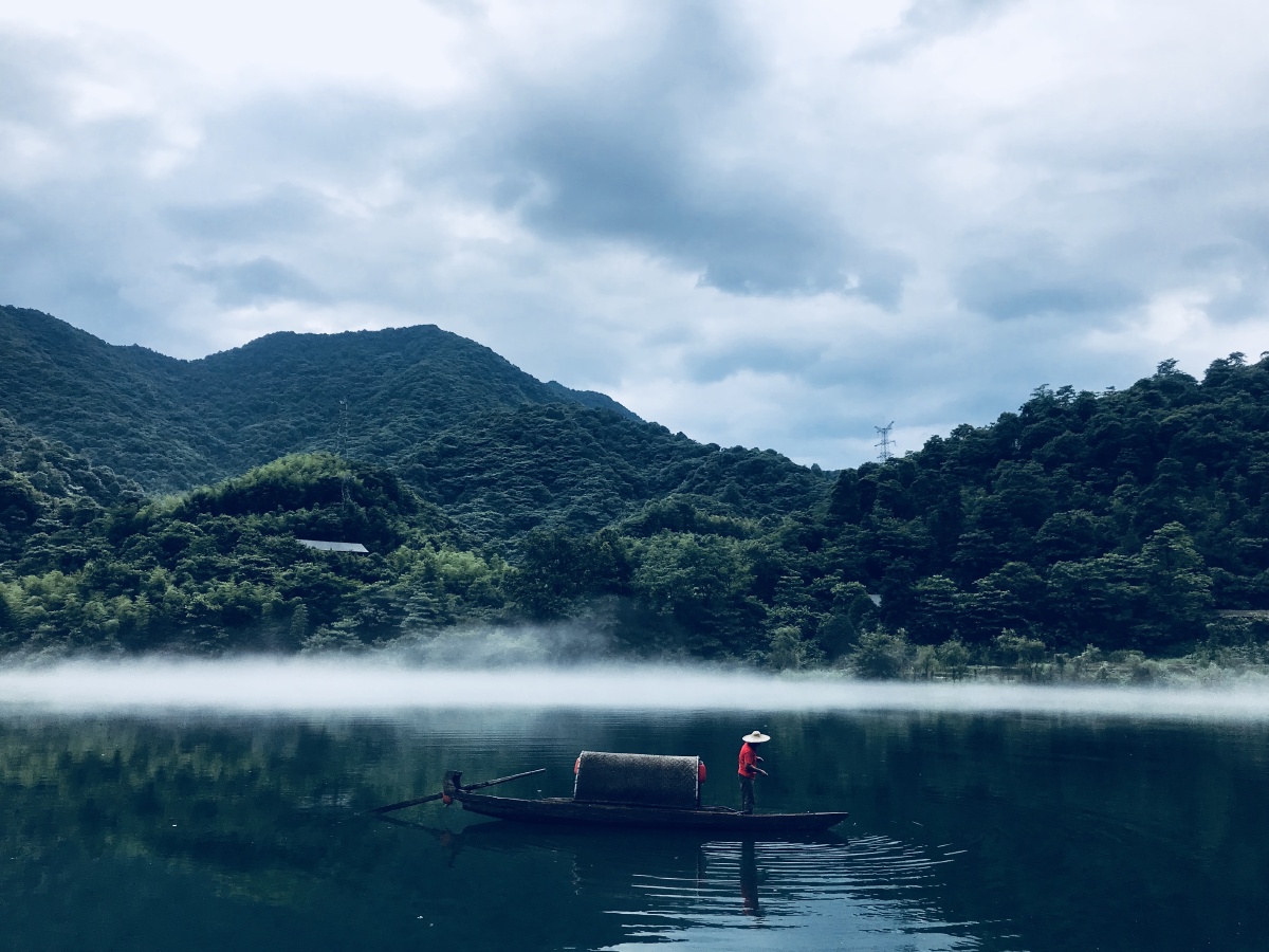 郴州61雾漫小东江放眼望去仿佛置身画中