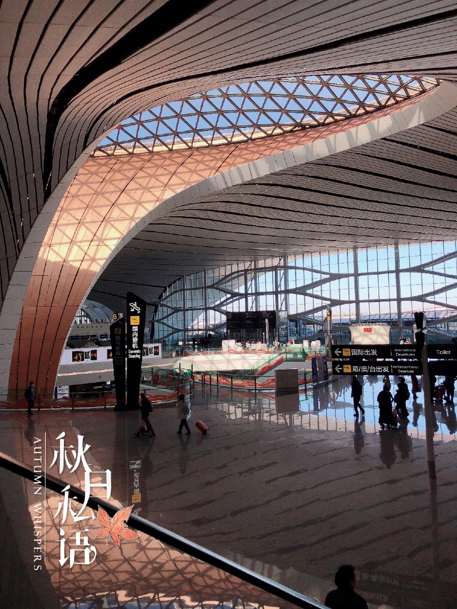 北京大兴机场候机大厅