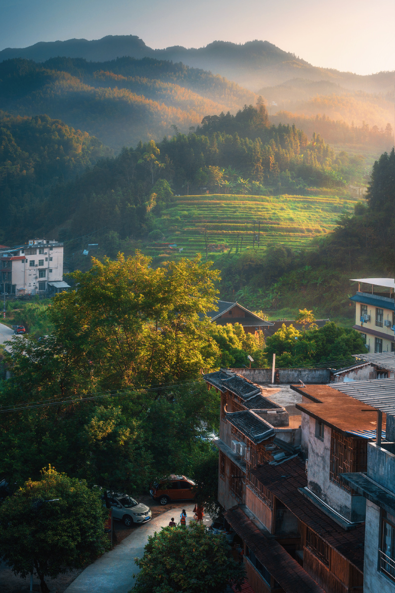 小镇清晨