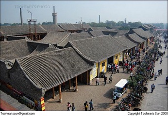 2008平遥影展 - 从城墙俯瞰平遥古城