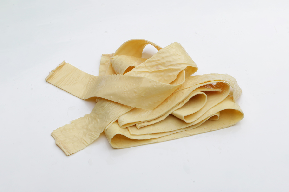 豆腐皮条,泡发豆腐皮