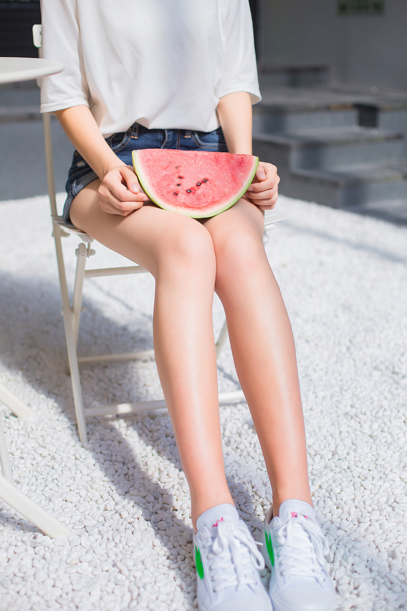 夏日西瓜人像照