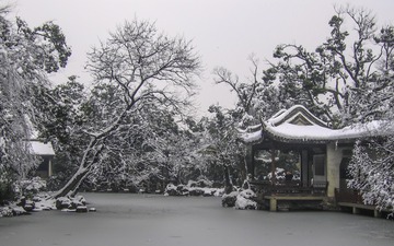 锦汇漪雪霁