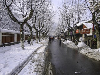 雪后惠山直街