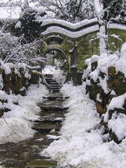 冬日园路