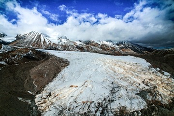 阿尼玛卿雪山冰川