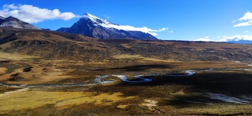 格聂神山景区的湿地