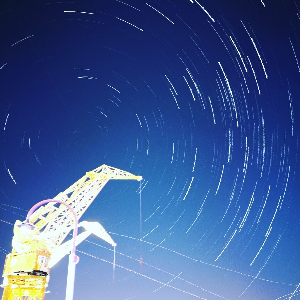 大吊车与星轨