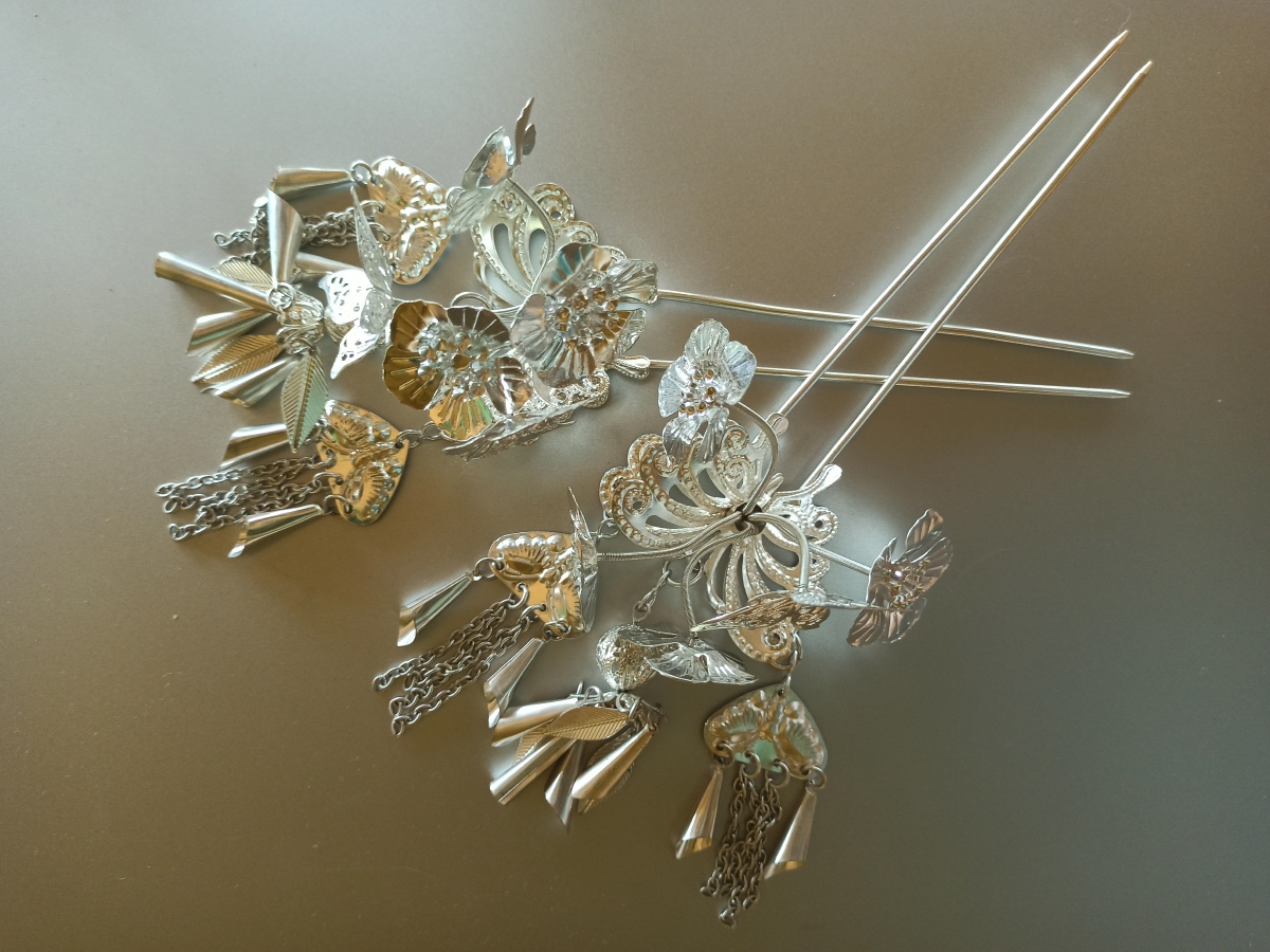 苗族银饰(蝴蝶元素)